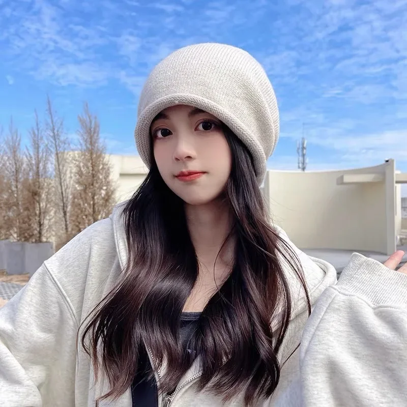 Beanie Winter Hat - 니트 보닛 후드 여성용 겨울 따뜻한