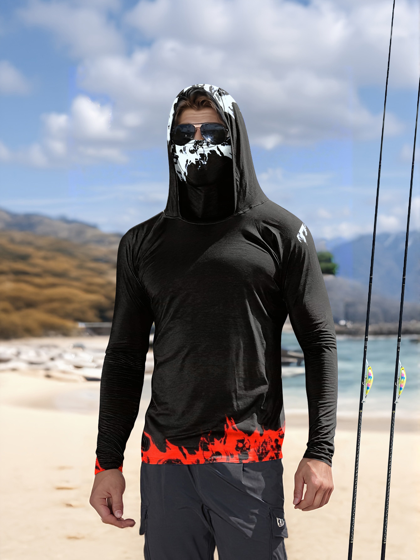 Men'S Fashion Trends 2025 - 남성 후드 낚시 셔츠 긴팔 낚시