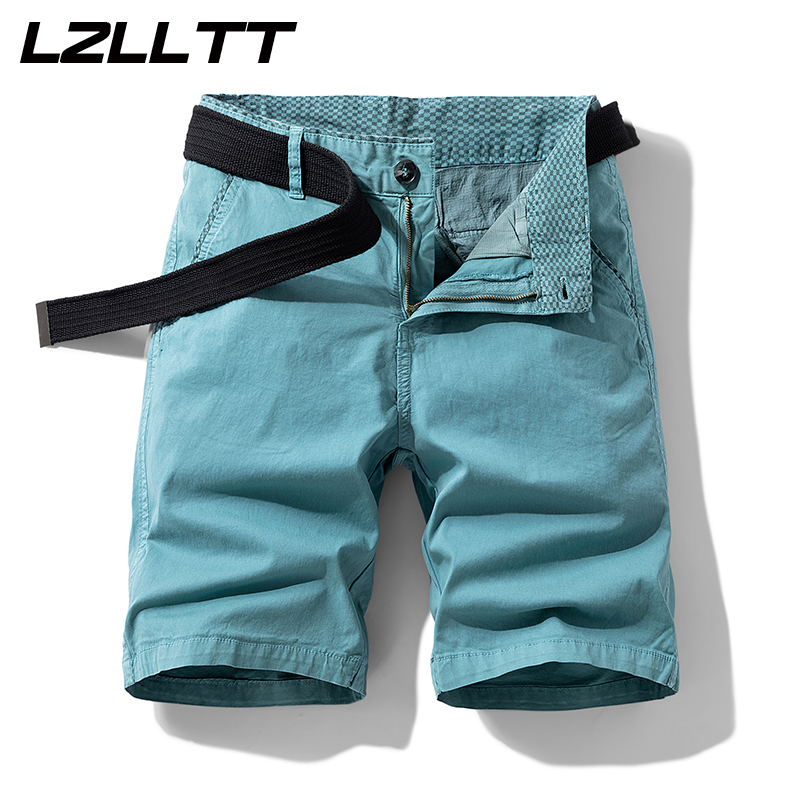 Mens Fashion Cargo Pants - 남성용 코튼 카고 반바지, 브리치 버뮤다