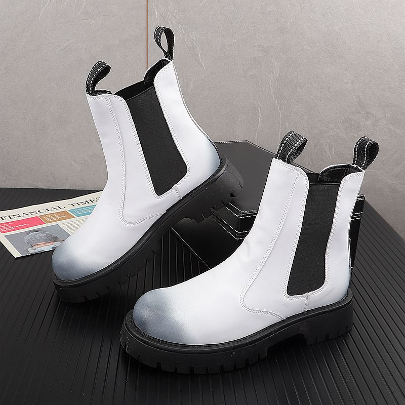 Chelsea Boots Men - 남성 럭셔리 패션 정품 가죽 부츠