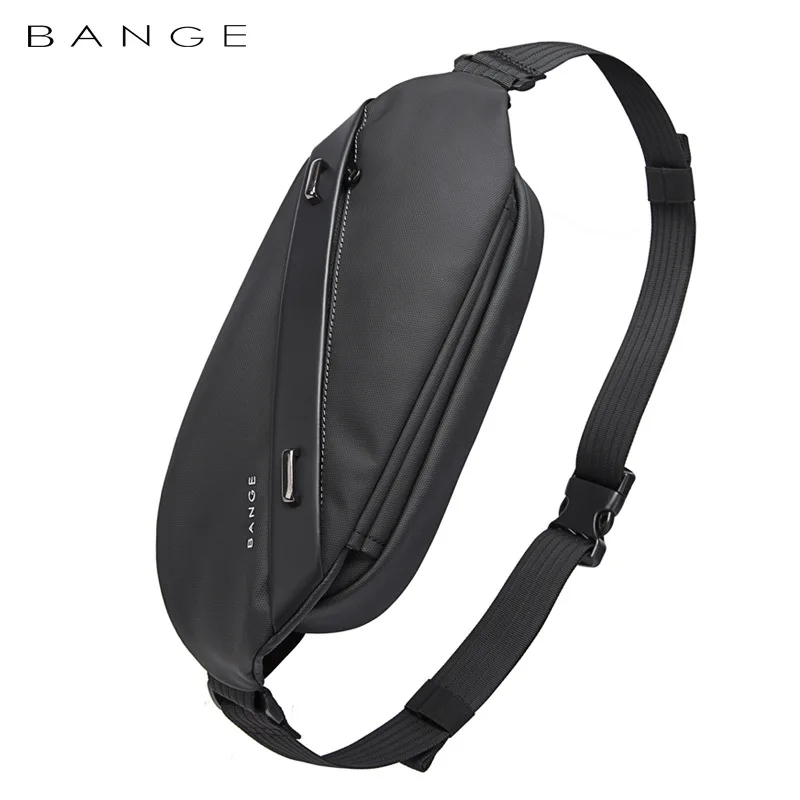 Fashion Harness Men - BANGE Crossbody 가방 남자 대용량 방수