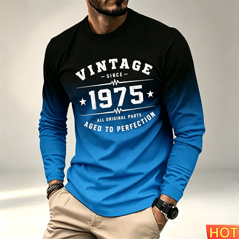 Men'S Winter Fashion - 새로운 가을 겨울 남성용 긴팔 티셔츠