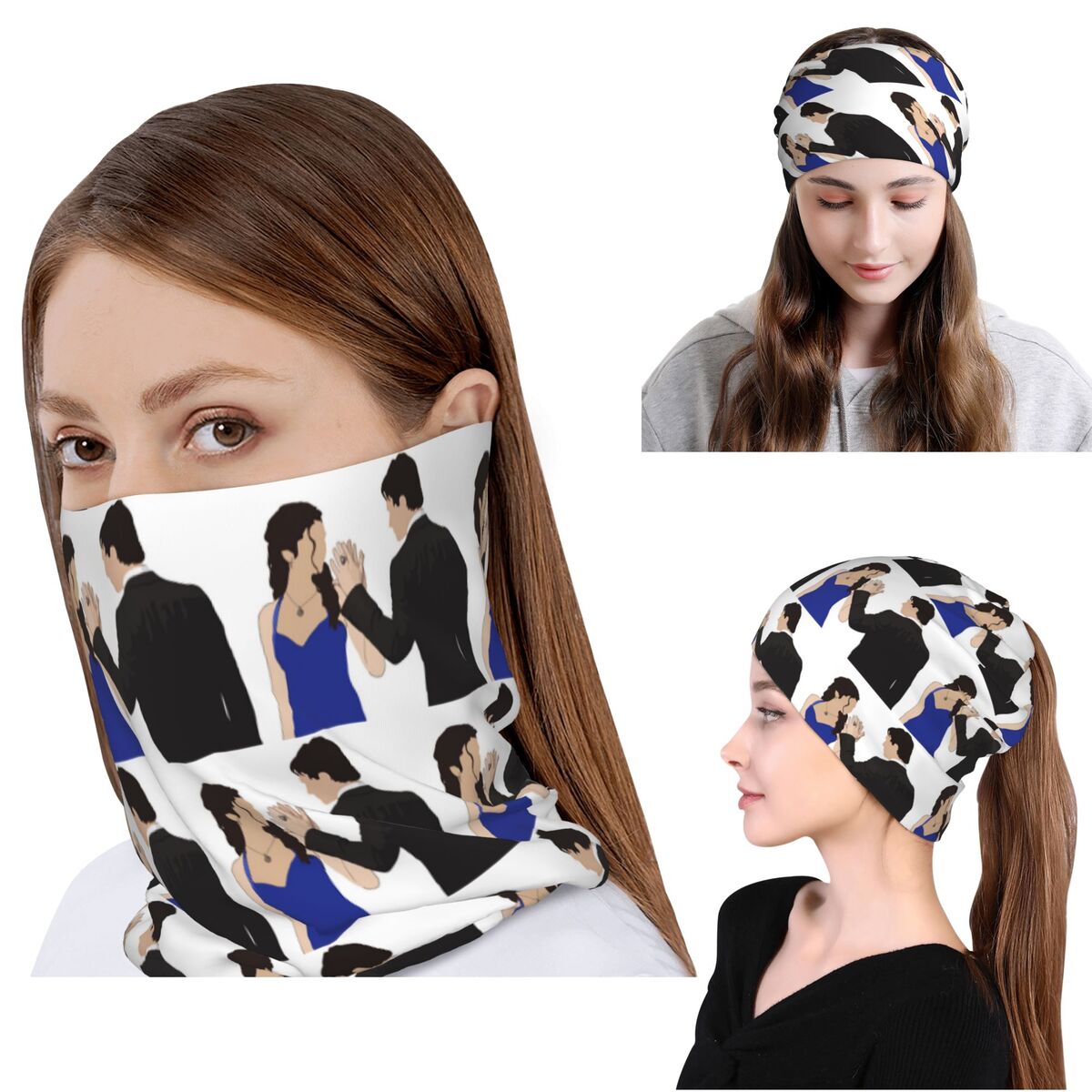 Beanie Winter Hat - 뱀파이어 다이어리 데이먼 살바토레와 엘레나 반다나