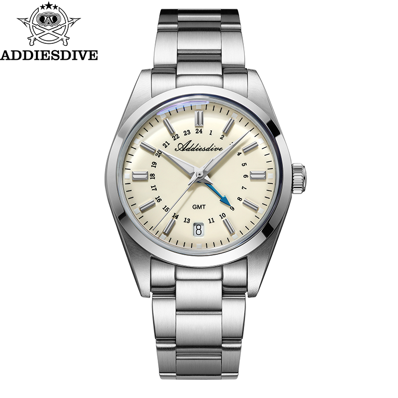 Fashion Mens Watches - ADDIESDIVE 핫 브랜드 36mm 럭셔리 GMT