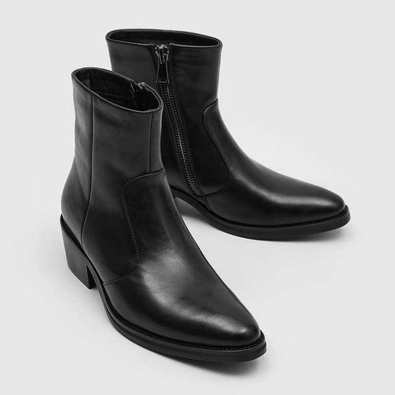 Chelsea Boots Men - 고품질 남성용 빈티지 포인티드 토 첼시