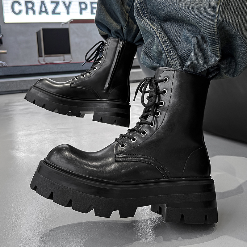 Chelsea Boots Men - 영국 스타일 남성 캐주얼 무대 나이트클럽