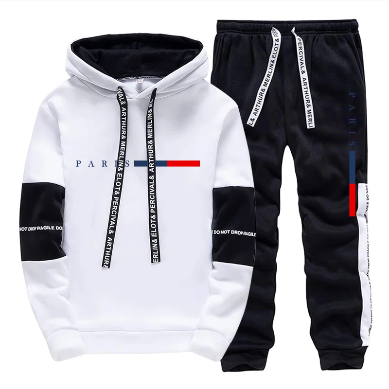 Men'S Winter Fashion - 남성 세트/후드티/바지 파리 패션 가을 겨울