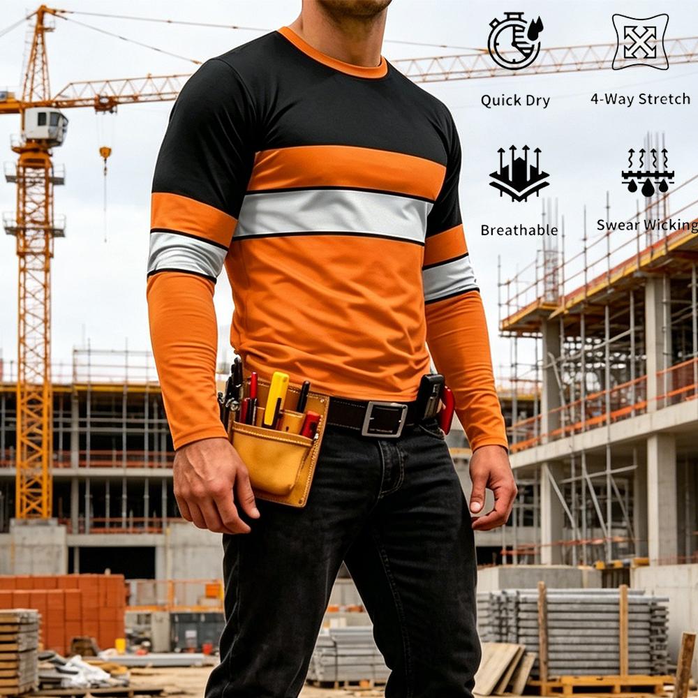 Men'S Fashion Trends 2025 - 가을 고품질 밝은 색상 스트라이프 작업복