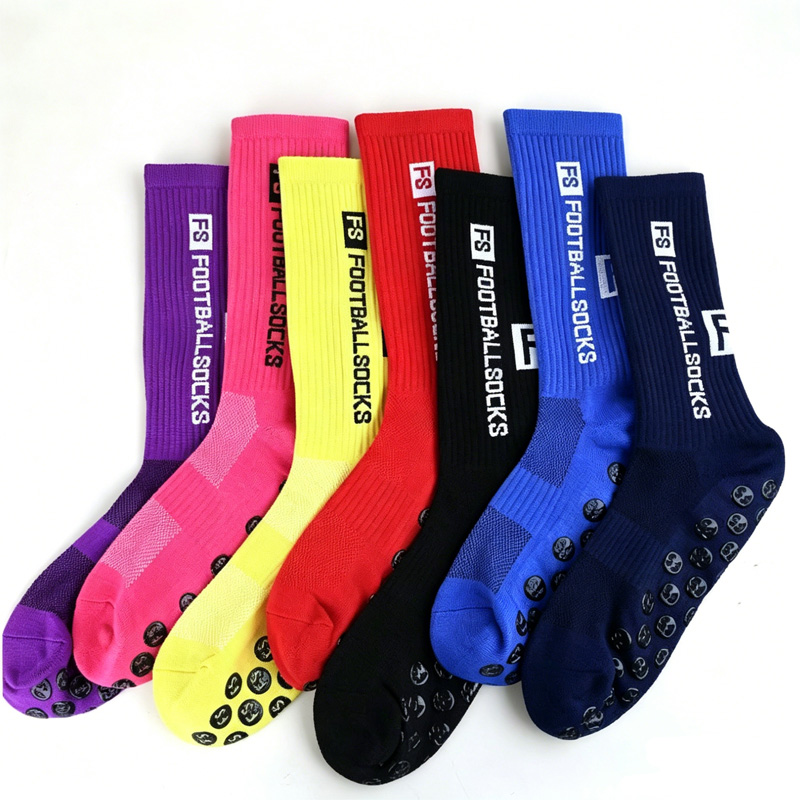 Men'S Fashion Logo - 1켤레 그립감 있는 스포츠 크루 양말,