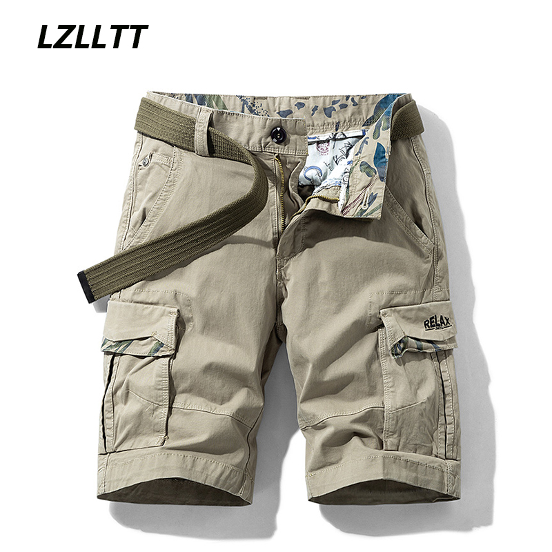 Mens Fashion Cargo Pants - 여름 남성 멀티 포켓 코튼 카고
