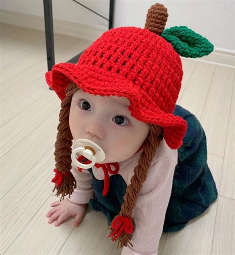 귀여운 아이들 남아 여아 노부인 여성 곱슬머리 가발 모 - Beanie Winter Hat 리뷰 및 가격
