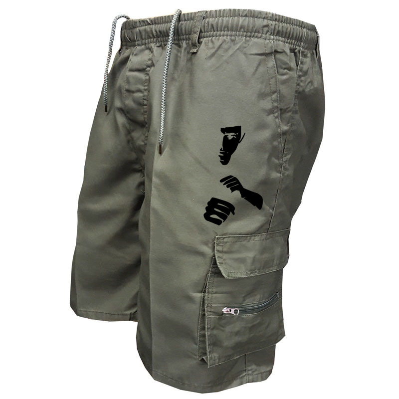 패션 프린트 작업복 반바지 남성용 세련된 프린트 카고  - Mens Fashion Cargo Pants 리뷰 및 가격