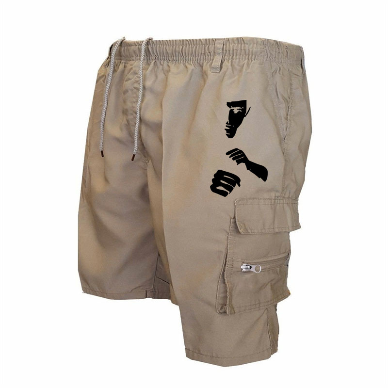 패션 프린트 작업복 반바지 남성용 세련된 프린트 카고  - Mens Fashion Cargo Pants 리뷰 및 가격