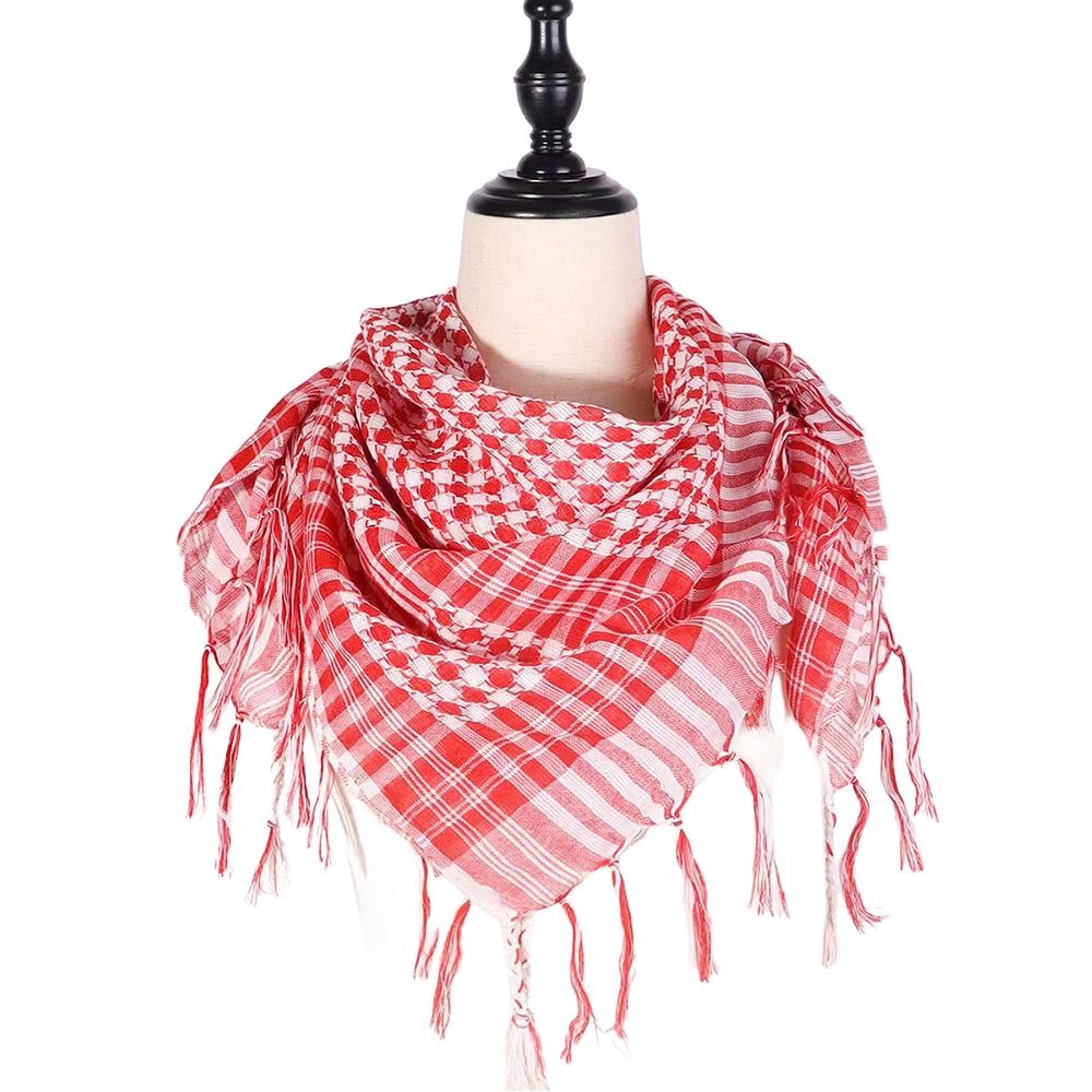 아랍 스카프 대형 아랍 쉬마그 머리 스카프, 태슬 장식 - Men'S Fashion Head Scarf 리뷰 및 가격
