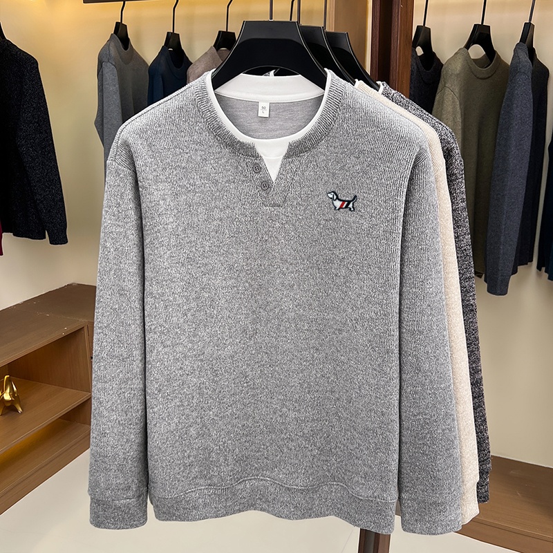 패션 트렌드 솔리드 컬러 남성용 가짜 투피스 티셔츠 가 - Men'S Winter Fashion 리뷰 및 가격