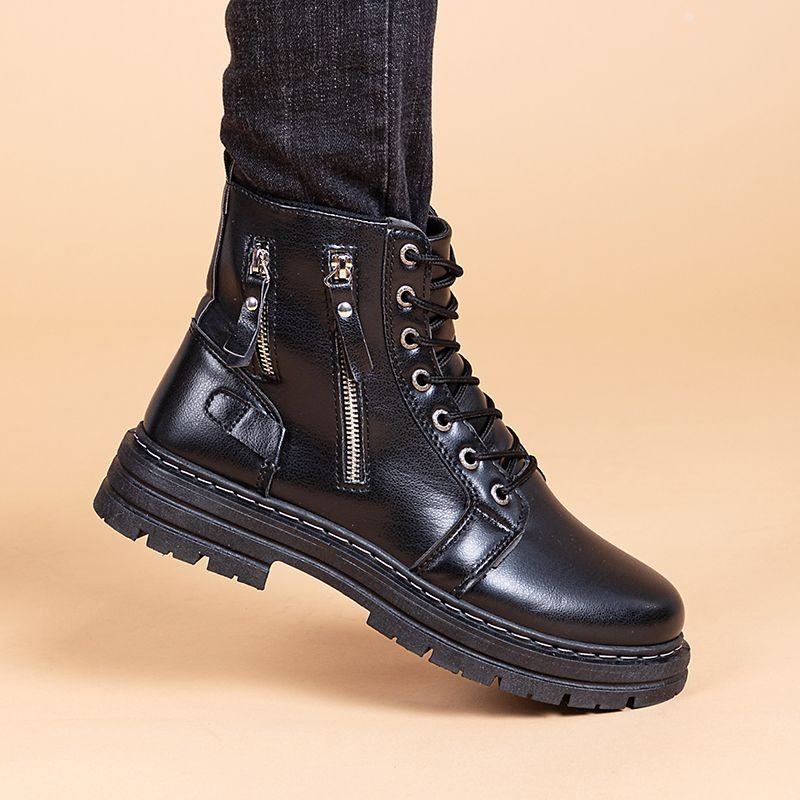 남성용 브리티시 스타일 첼시 앵클 부츠 블랙 두꺼운 밑 - Chelsea Boots Men 리뷰 및 가격
