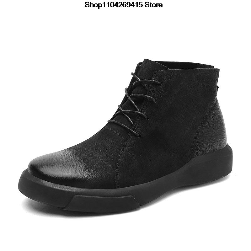 남성 정품 가죽 겨울 발목 군사 트레킹 전술 부츠 야외 - Chelsea Boots Men 리뷰 및 가격