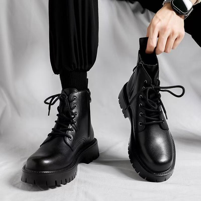 남성용 첼시 부츠 영국 스타일 블랙 가죽 앵클 부츠 사 - Chelsea Boots Men 리뷰 및 가격