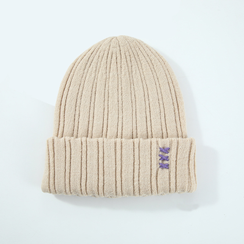 수제 유니섹스 케이블 니트 비니, 성인용 단색 겨울 모 - Beanie Winter Hat 리뷰 및 가격