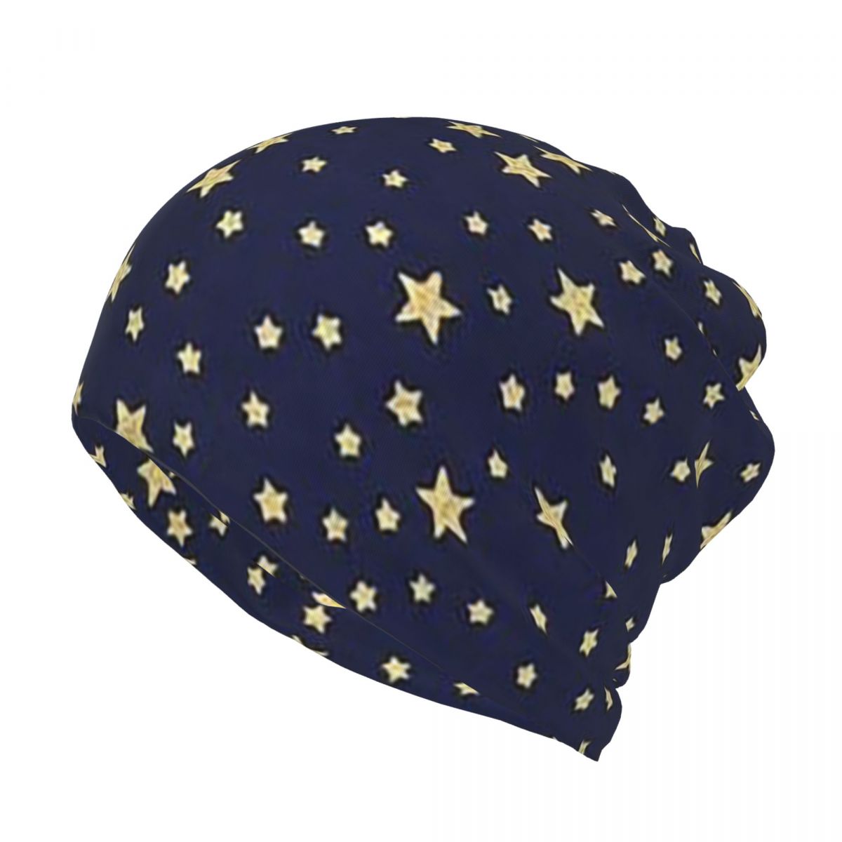 네이비 블루 하늘과 별 프린트 반다나 넥 게이터 랩 스 - Beanie Winter Hat 리뷰 및 가격
