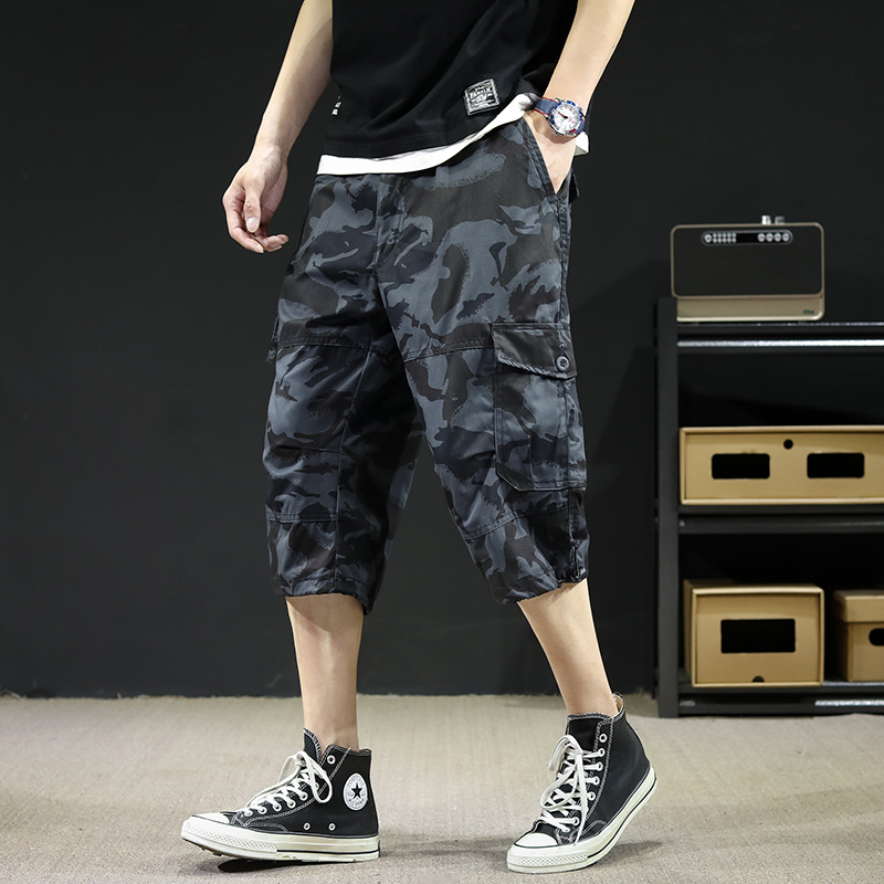 남성용 카고 반바지 새로운 여름 패션 솔리드 컬러 통기 - Mens Fashion Cargo Pants 리뷰 및 가격