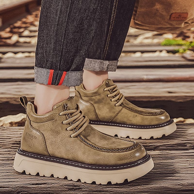 남성 겨울 첼시 부츠 영국 스타일 플랫폼 높이 증가 따 - Chelsea Boots Men 리뷰 및 가격