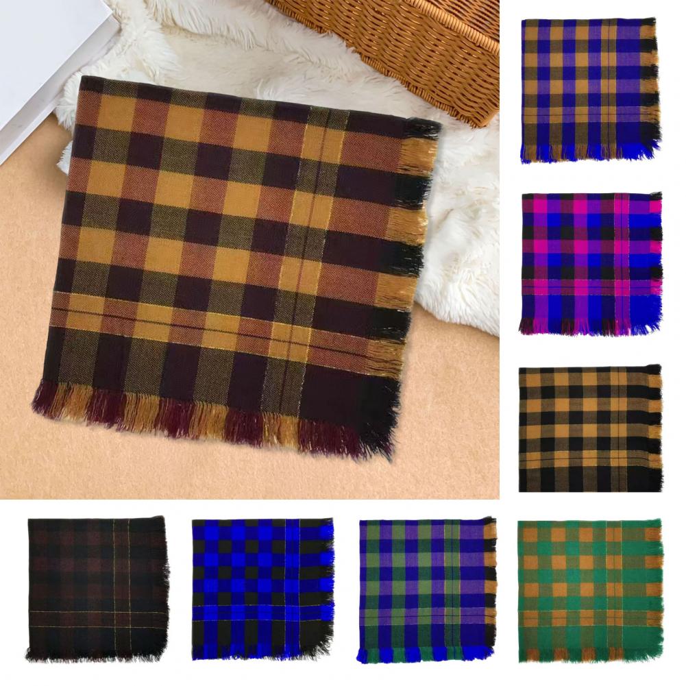 부드러운 울 숄 태슬 장식이 있는 울 스퀘어 스카프 격 - Men'S Fashion Head Scarf 리뷰 및 가격