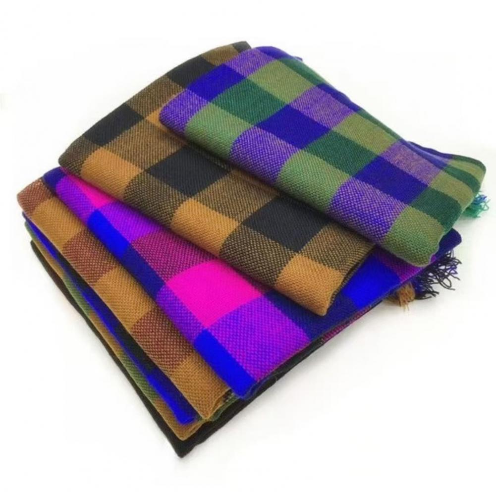 부드러운 울 숄 태슬 장식이 있는 울 스퀘어 스카프 격 - Men'S Fashion Head Scarf 리뷰 및 가격
