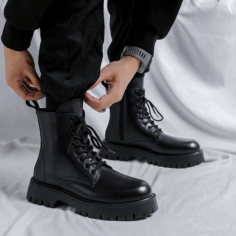 남성 럭셔리 패션 정품 가죽 부츠 블랙 화이트 브랜드  - Chelsea Boots Men 리뷰 및 가격