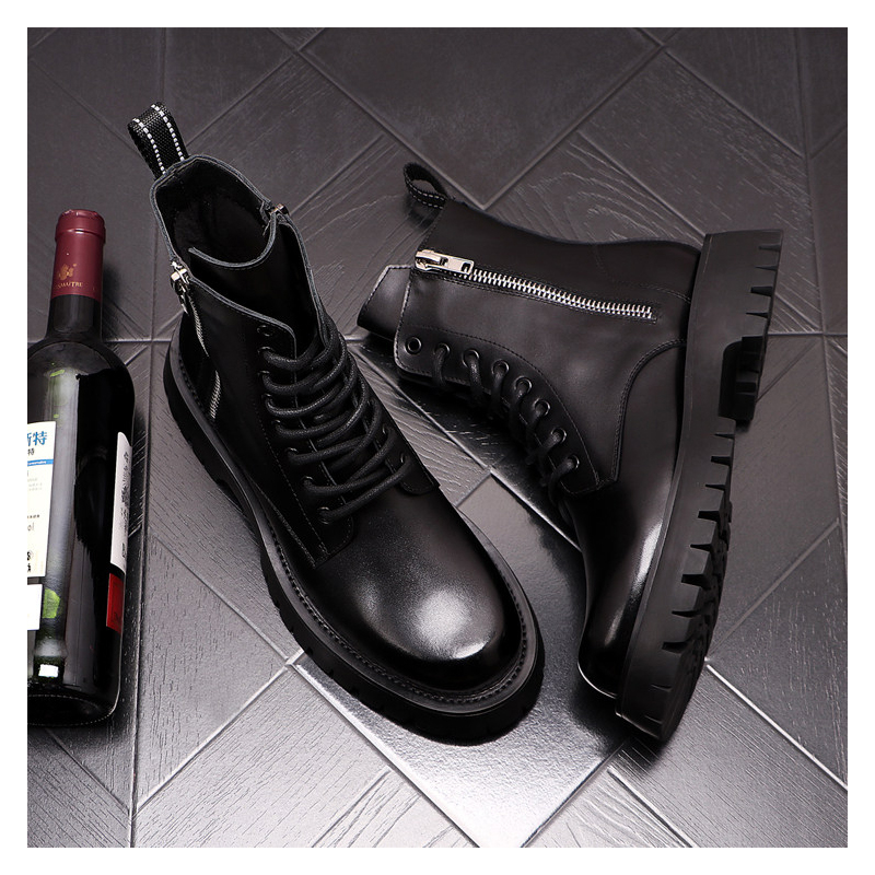 남성 럭셔리 패션 정품 가죽 부츠 블랙 화이트 브랜드  - Chelsea Boots Men 리뷰 및 가격
