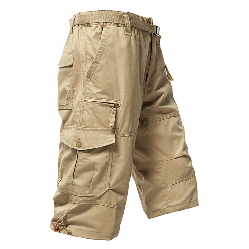 남성용 코튼 3/4 팬츠 루즈핏 플러스 사이즈 멀티 포 - Mens Fashion Cargo Pants 리뷰 및 가격