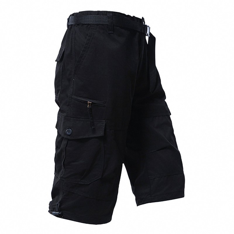 남성용 코튼 3/4 팬츠 루즈핏 플러스 사이즈 멀티 포 - Mens Fashion Cargo Pants 리뷰 및 가격