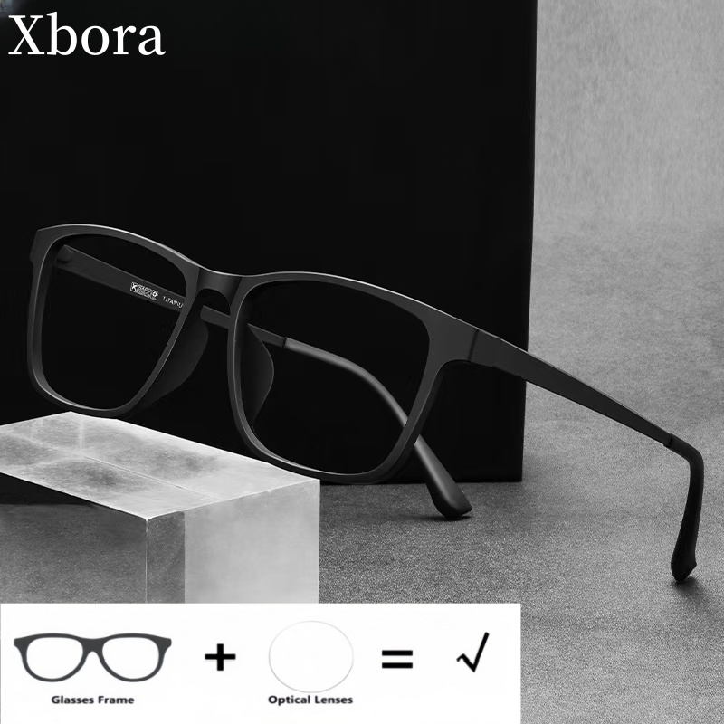 Xbora TR90 티타늄 광학 처방 남성용 안경 초경 - Mens Fashion Reading Glasses 리뷰 및 가격