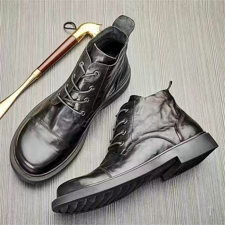 남성 첼시 부츠 가을 겨울 영국 스타일 가죽 앵클 부츠 - Chelsea Boots Men 리뷰 및 가격