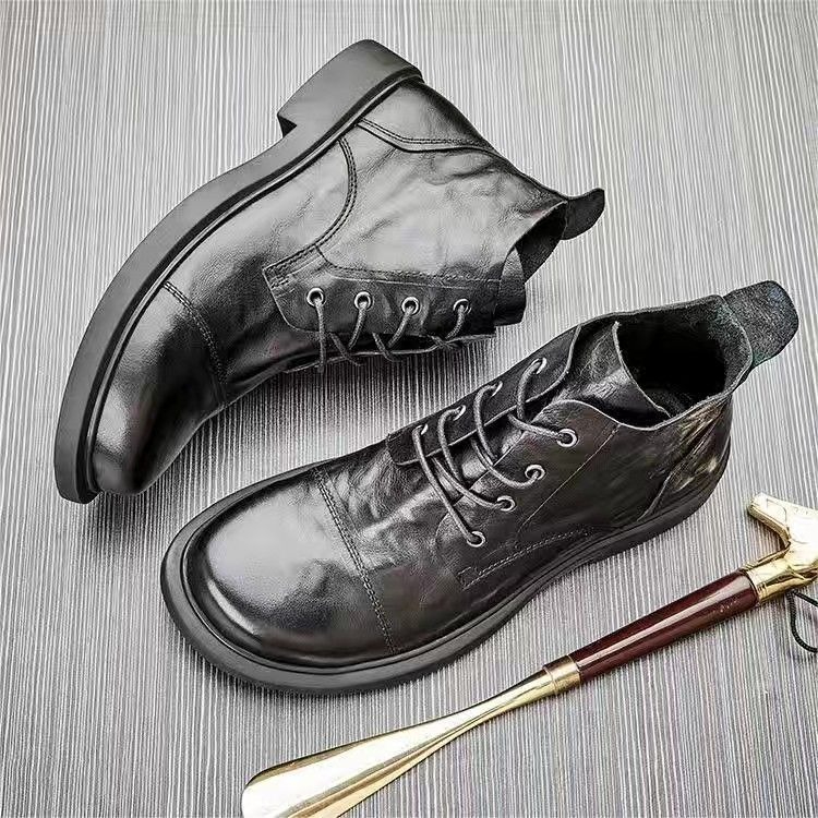 남성 첼시 부츠 가을 겨울 영국 스타일 가죽 앵클 부츠 - Chelsea Boots Men 리뷰 및 가격