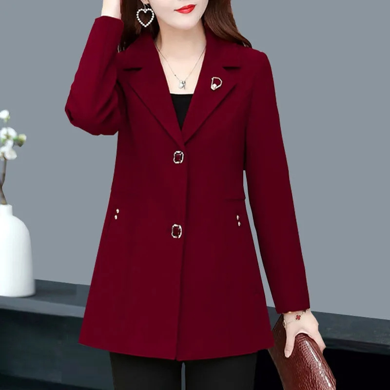 중년 여성 숏 코트, 40 세 50 세 용수철, 스몰  - Mens Fashion Blazer 리뷰 및 가격