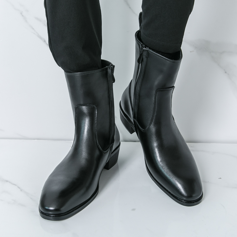 신상 영국 스타일 첼시 롱 부츠 남성용 블랙 럭셔리 브 - Chelsea Boots Men 리뷰 및 가격