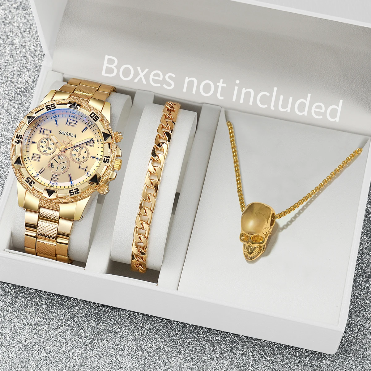 서프라이즈 미스터리 시계 세트 블라인드 박스-3개/세트 - Fashion Mens Watches 리뷰 및 가격