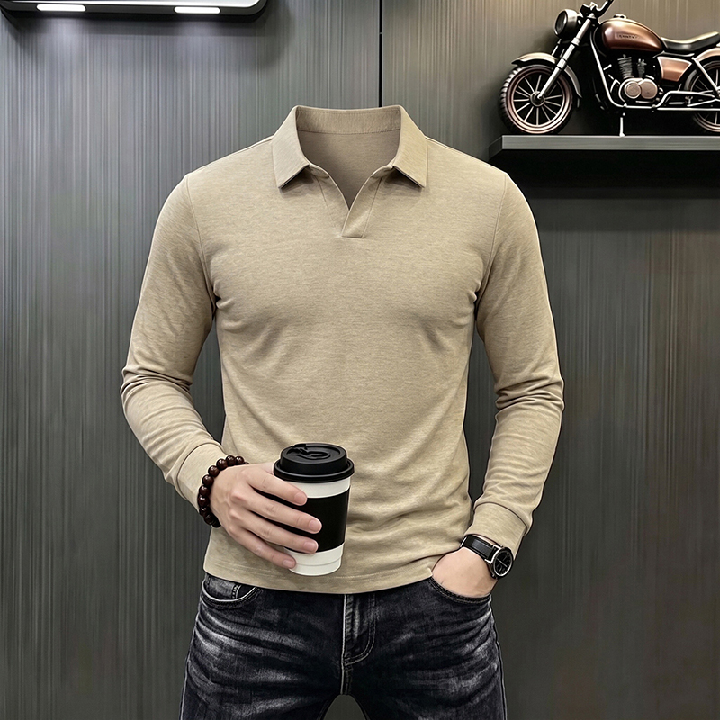 남성 비즈니스 캐주얼 긴팔 티셔츠 봄 가을 편안하고 통 - Men'S Fashion Trends 2025 리뷰 및 가격