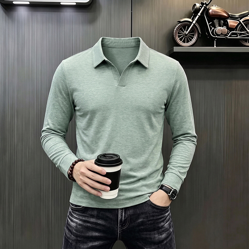 남성 비즈니스 캐주얼 긴팔 티셔츠 봄 가을 편안하고 통 - Men'S Fashion Trends 2025 리뷰 및 가격