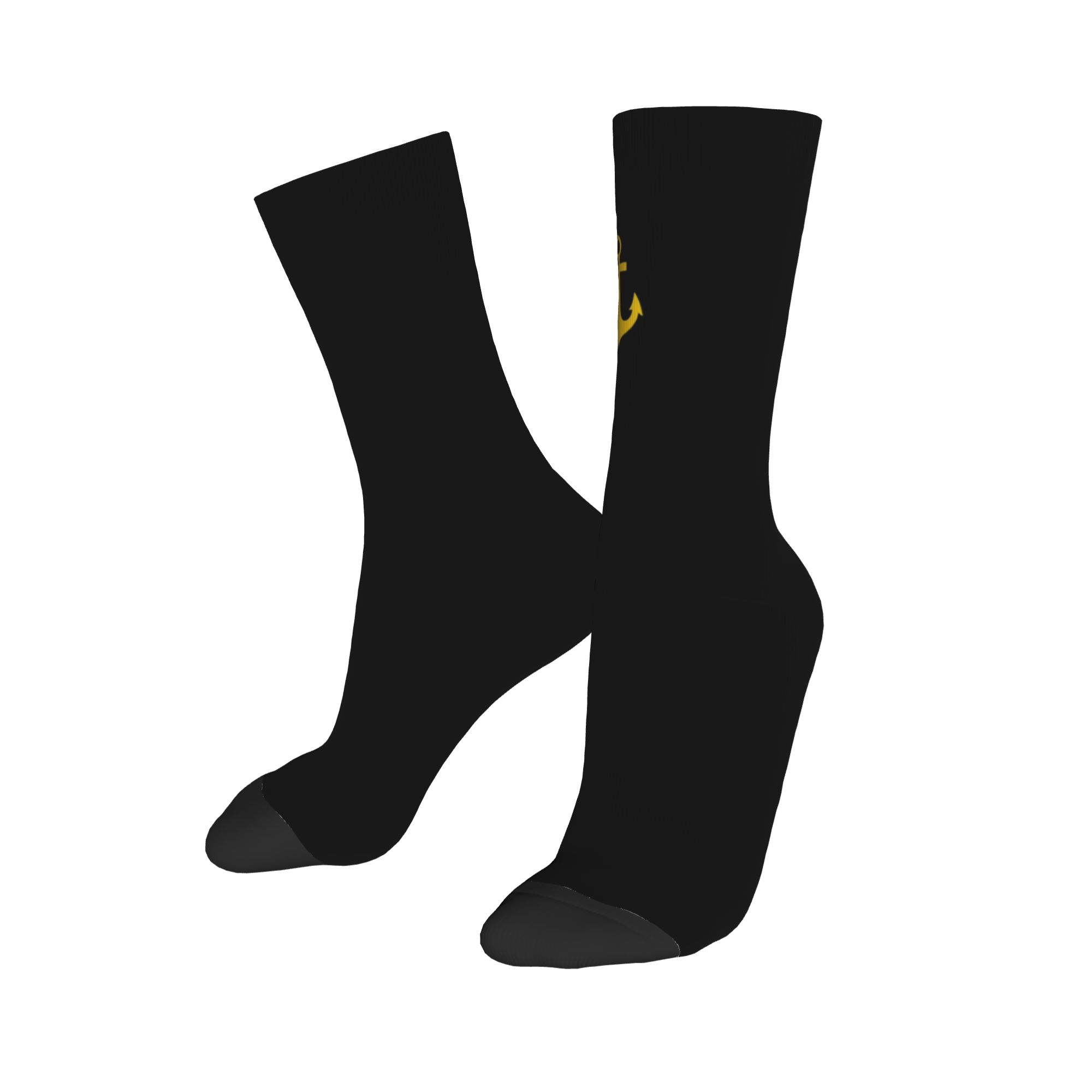 커스텀 골드 앵커 로고 남녀 공용 크루삭스 유니섹스 패 - Men'S Fashion Logo 리뷰 및 가격