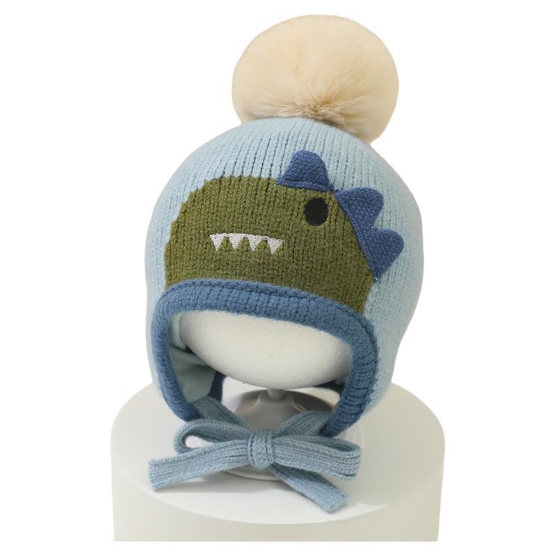 귀여운 만화 동물 폼폼 모자 아기 귀 보호 겨울 따뜻한 - Beanie Winter Hat 리뷰 및 가격