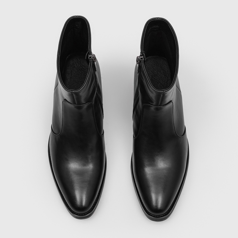 고품질 남성용 빈티지 포인티드 토 첼시 부츠 블록 힐  - Chelsea Boots Men 리뷰 및 가격
