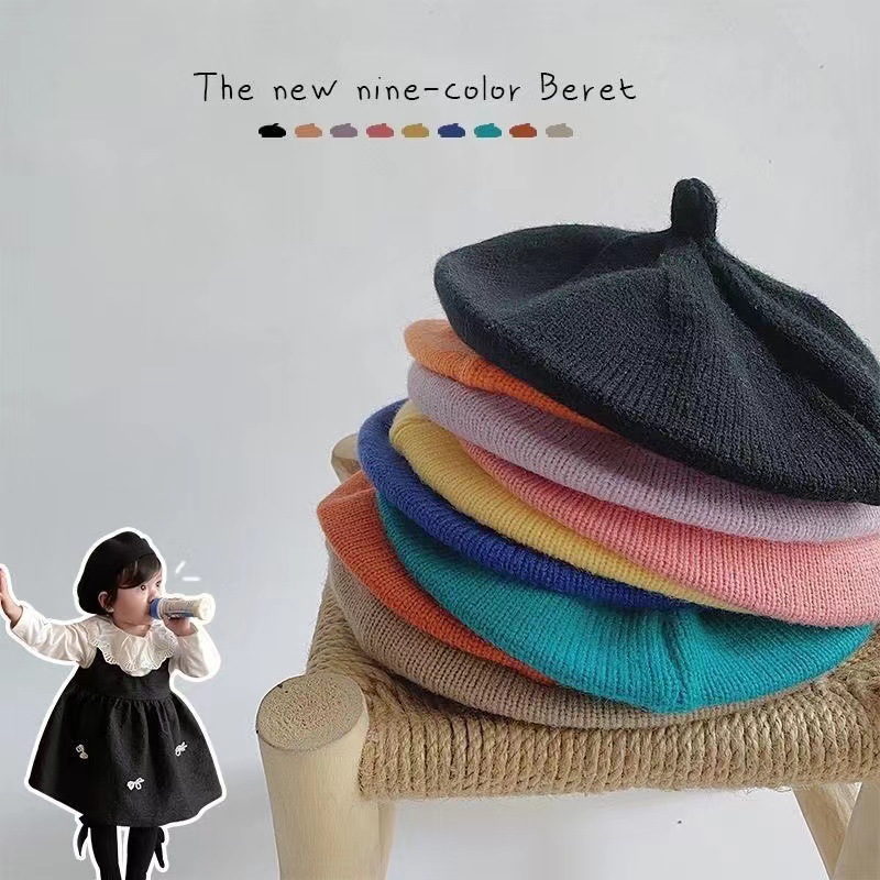 신상품 니트 아기 베레모 유아 패션 프렌치 스타일 비니 - Beanie Winter Hat 리뷰 및 가격