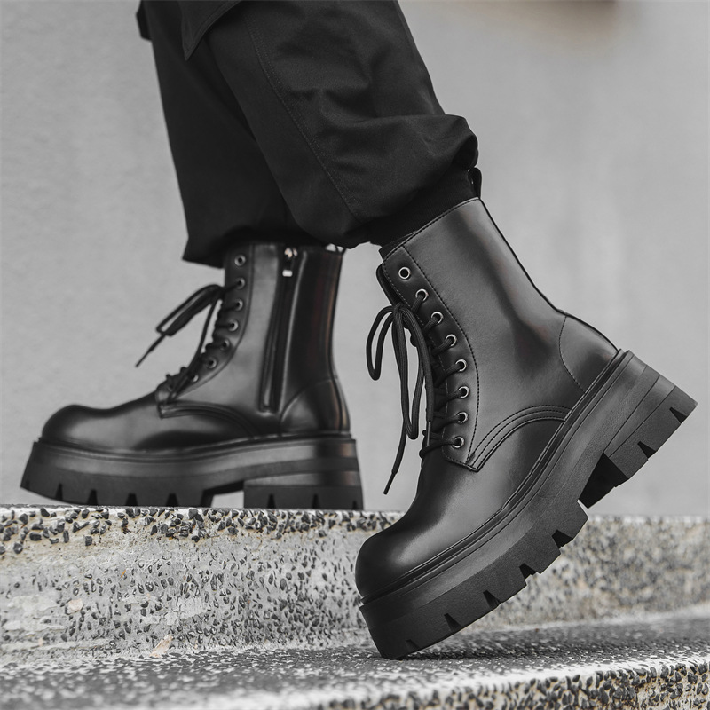 영국 스타일 남성 캐주얼 무대 나이트클럽 하이 모터사이 - Chelsea Boots Men 리뷰 및 가격