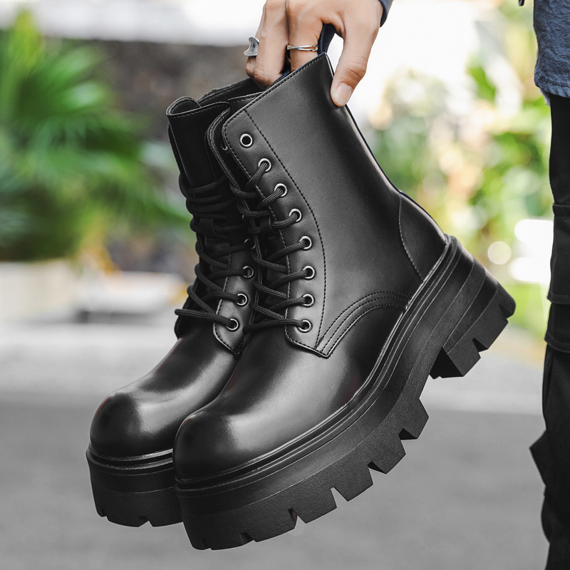 영국 스타일 남성 캐주얼 무대 나이트클럽 하이 모터사이 - Chelsea Boots Men 리뷰 및 가격