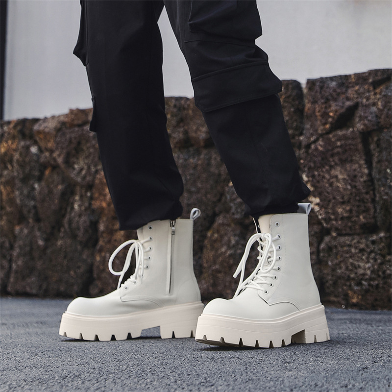 영국 스타일 남성 캐주얼 무대 나이트클럽 하이 모터사이 - Chelsea Boots Men 리뷰 및 가격