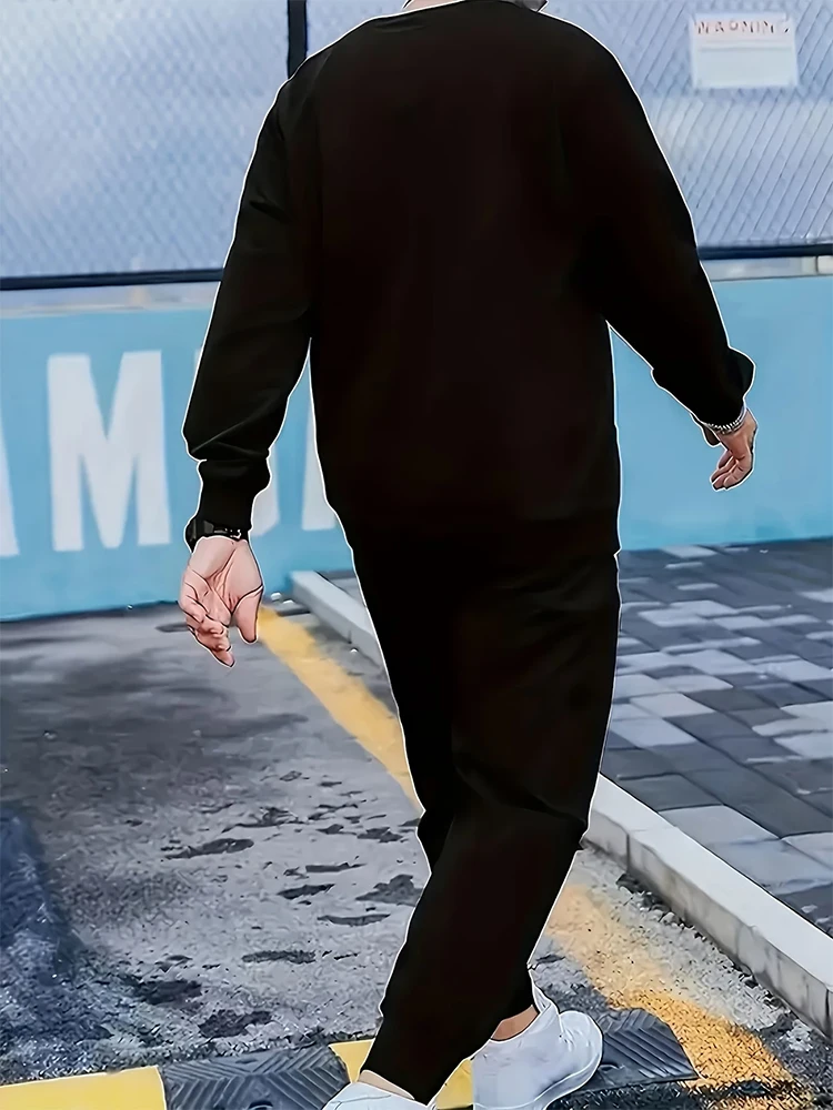 킹 프린트 남성 긴팔 티셔츠 & 스웨트팬츠 2026 봄 - Men'S Fashion Outfits 2026 리뷰 및 가격