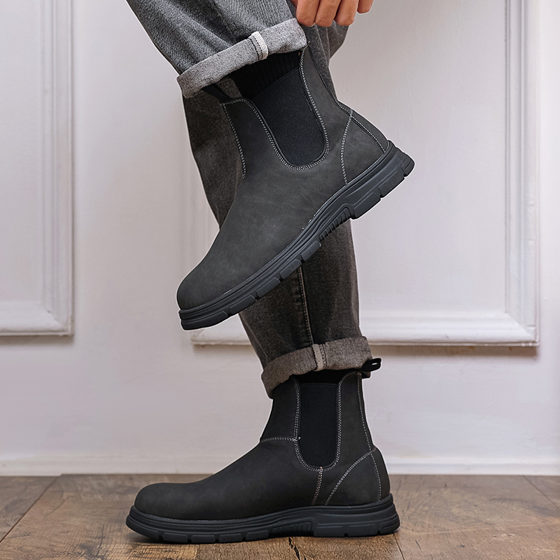 남성 하이탑 부츠 두꺼운 밑창 라운드 토 프로페셔널 클 - Chelsea Boots Men 리뷰 및 가격