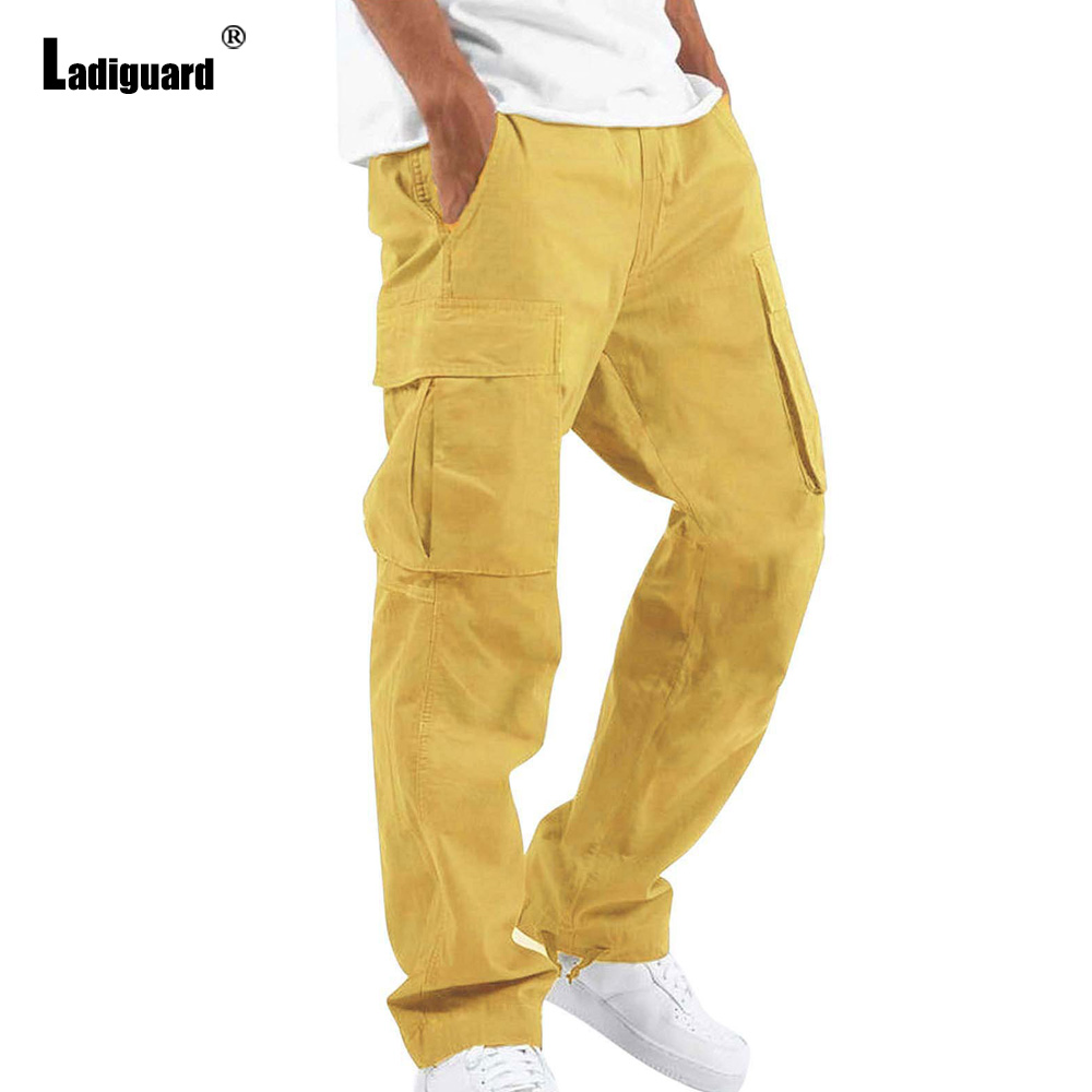 남성용 멀티 포켓 바지, 카고 팬츠, 단색, 보라색,  - Mens Fashion Cargo Pants 리뷰 및 가격